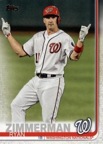 #133b Ryan Zimmerman - Washington Nationals - 2019 Topps Baseball