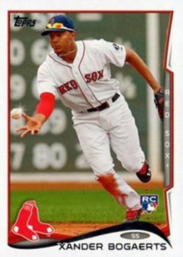 #133b Xander Bogaerts - Boston Red Sox - 2014 Topps Baseball