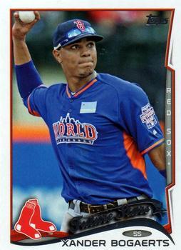 #133c Xander Bogaerts - Boston Red Sox - 2014 Topps Baseball