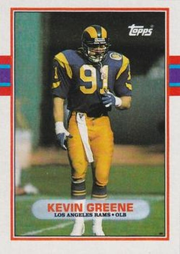 #134 Kevin Greene - Los Angeles Rams - 1989 Topps Football