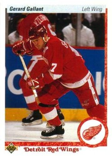 #134 Gerard Gallant - Detroit Red Wings - 1990-91 Upper Deck Hockey