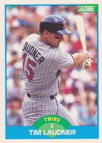 #134 Tim Laudner - Minnesota Twins - 1989 Score Baseball