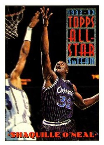 #134 Shaquille O'Neal - Orlando Magic - 1993-94 Topps Basketball