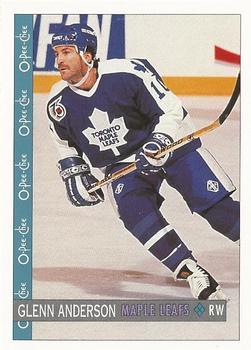 #134 Glenn Anderson - Toronto Maple Leafs - 1992-93 O-Pee-Chee Hockey