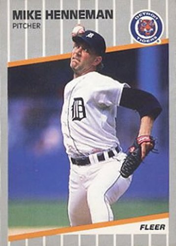 #134 Mike Henneman - Detroit Tigers - 1989 Fleer Baseball