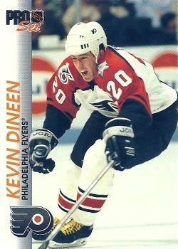 #134 Kevin Dineen - Philadelphia Flyers - 1992-93 Pro Set Hockey
