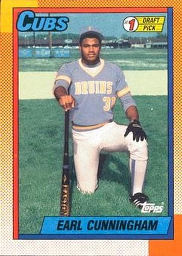 #134 Earl Cunningham - Chicago Cubs - 1990 O-Pee-Chee Baseball