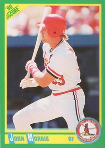 #134 John Morris - St. Louis Cardinals - 1990 Score Baseball