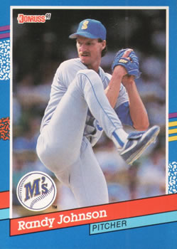 #134 Randy Johnson - Seattle Mariners - 1991 Donruss Baseball