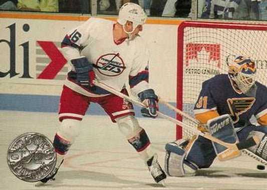 #134 Ed Olczyk - Winnipeg Jets - 1991-92 Pro Set Platinum Hockey