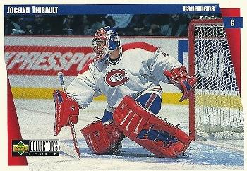 #134 Jocelyn Thibault - Montreal Canadiens - 1997-98 Collector's Choice Hockey