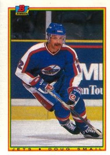 #134 Doug Smail - Winnipeg Jets - 1990-91 Bowman Hockey