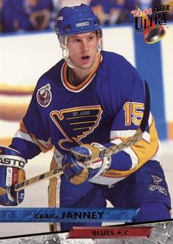 #134 Craig Janney - St. Louis Blues - 1993-94 Ultra Hockey