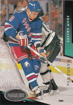 #134 Adam Graves - New York Rangers - 1993-94 Parkhurst Hockey