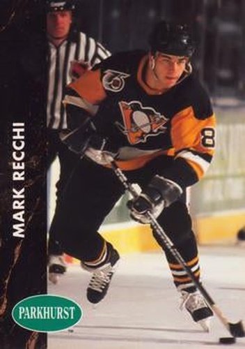 #134 Mark Recchi - Pittsburgh Penguins - 1991-92 Parkhurst Hockey