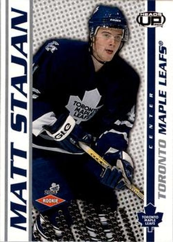 #134 Matt Stajan - Toronto Maple Leafs - 2003-04 Pacific Heads Up Hockey