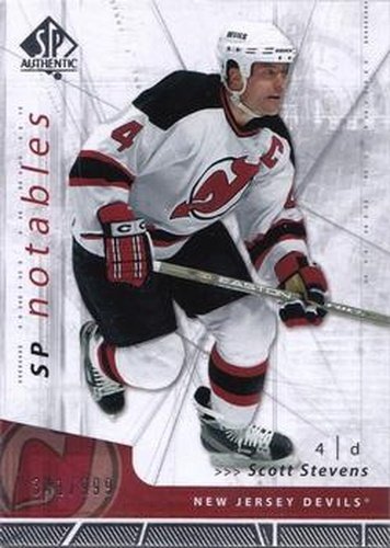 #134 Scott Stevens - New Jersey Devils - 2006-07 SP Authentic Hockey