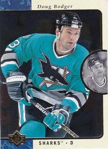 #134 Doug Bodger - San Jose Sharks - 1995-96 SP Hockey
