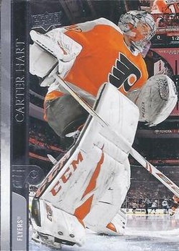 #134 Carter Hart - Philadelphia Flyers - 2020-21 Upper Deck Hockey