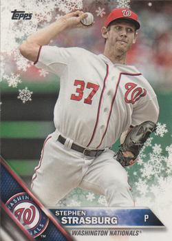 #HMW134 Stephen Strasburg - Washington Nationals - 2016 Topps Holiday Baseball