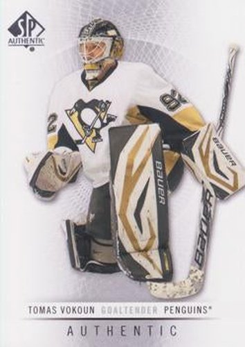 #134 Tomas Vokoun - Pittsburgh Penguins - 2012-13 SP Authentic Hockey