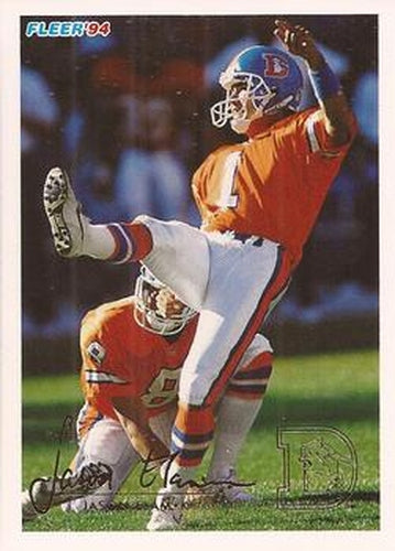 #134 Jason Elam - Denver Broncos - 1994 Fleer Football