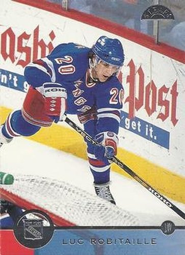 #134 Luc Robitaille - New York Rangers - 1996-97 Leaf Hockey