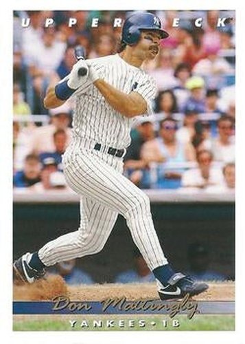 #134 Don Mattingly - New York Yankees - 1993 Upper Deck Baseball