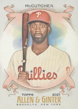 #134 Andrew McCutchen - Philadelphia Phillies - 2021 Topps Allen & Ginter Baseball