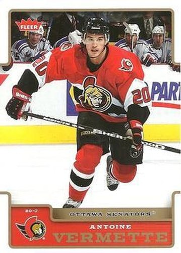 #134 Antoine Vermette - Ottawa Senators - 2006-07 Fleer Hockey
