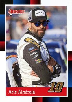 #134 Aric Almirola - Stewart-Haas Racing - 2021 Donruss Racing