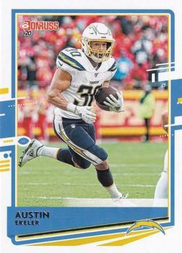 #134 Austin Ekeler - Los Angeles Chargers - 2020 Donruss Football