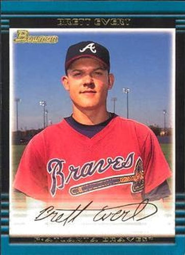 #134 Brett Evert - Atlanta Braves - 2002 Bowman Baseball