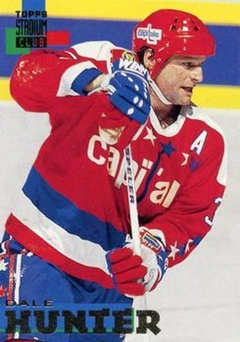 #134 Dale Hunter - Washington Capitals - 1994-95 Stadium Club Hockey
