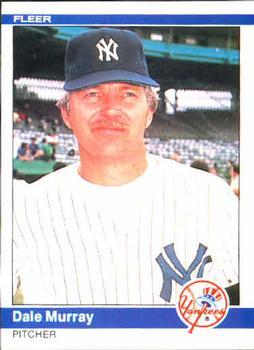 #134 Dale Murray - New York Yankees - 1984 Fleer Baseball
