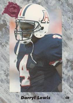 #134 Darryll Lewis - Houston Oilers - 1991 Classic Four Sport