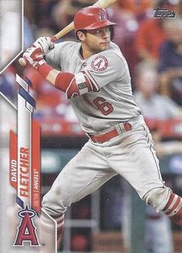 #134 David Fletcher - Los Angeles Angels - 2020 Topps Baseball