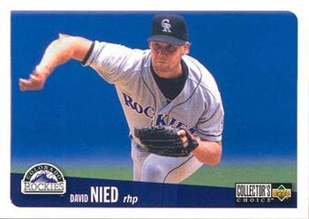 #134 David Nied - Colorado Rockies - 1996 Collector's Choice Baseball