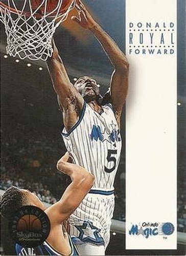 #134 Donald Royal - Orlando Magic - 1993-94 SkyBox Premium Basketball