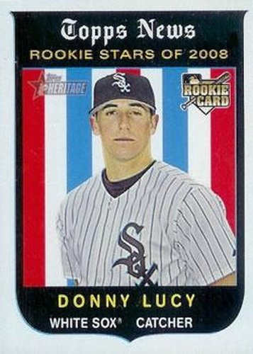#134 Donny Lucy - Chicago White Sox - 2008 Topps Heritage Baseball
