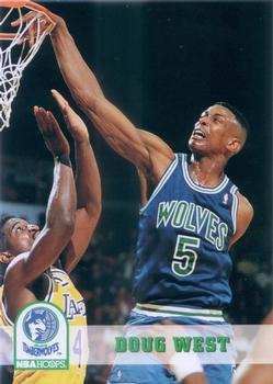 #134 Doug West - Minnesota Timberwolves - 1993-94 Hoops Basketball