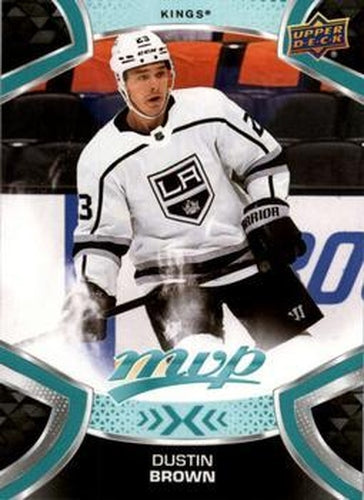 #134 Dustin Brown - Los Angeles Kings - 2021-22 Upper Deck MVP Hockey