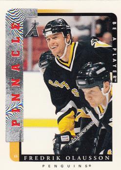 #134 Fredrik Olausson - Pittsburgh Penguins - 1996-97 Pinnacle Be a Player Hockey