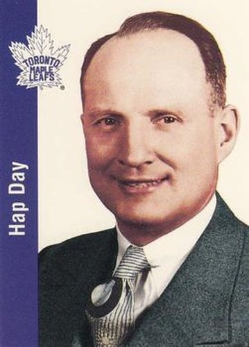 #134 Hap Day - Toronto Maple Leafs - 1994 Parkhurst Missing Link 1956-57 Hockey