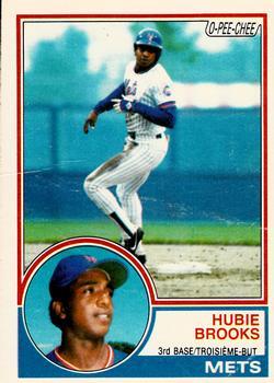 #134 Hubie Brooks - New York Mets - 1983 O-Pee-Chee Baseball