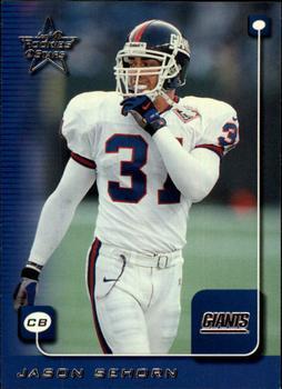 #134 Jason Sehorn - New York Giants - 1999 Leaf Rookies & Stars Football