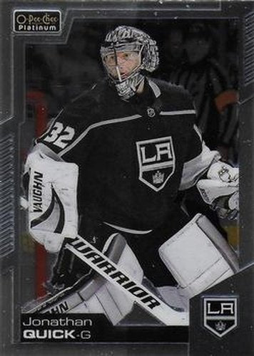 #134 Jonathan Quick - Los Angeles Kings - 2020-21 O-Pee-Chee Platinum Hockey