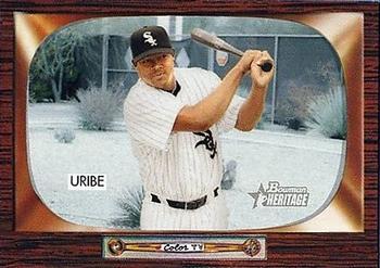 #134 Juan Uribe - Chicago White Sox - 2004 Bowman Heritage Baseball