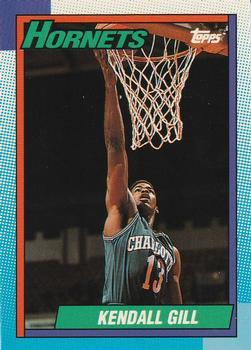 #134 Kendall Gill - Charlotte Hornets - 1992-93 Topps Archives Basketball