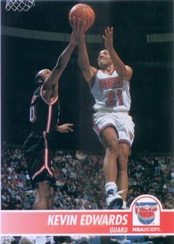 #134 Kevin Edwards - New Jersey Nets - 1994-95 Hoops Basketball